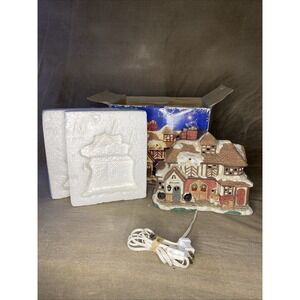 Mervyn's Village Square Blacksmith Iron Works Building 1993 Lighted Christmas